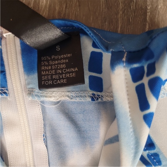 Blue/White Dress by MT Collection. Size S - Picture 2 of 4